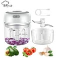 thumbnail image 1 of Electric Garlic Chopper Mini Portable Veggie Chopper 100ML /250ML Pepper Nuts Grinder Onion Chopper Wireless Blender to Vegetable Waterproof USB Charging, 1 of 6