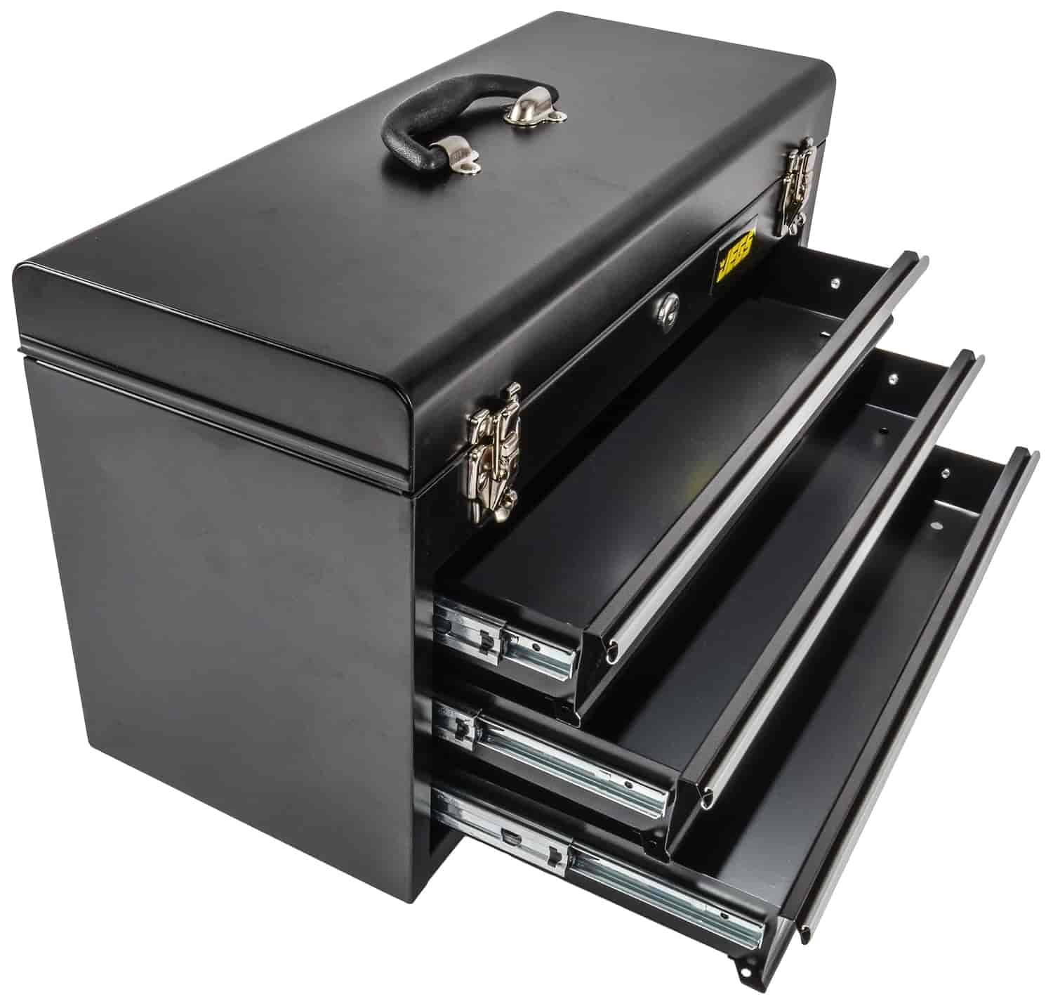 Buy JEGS 81400 Black 3 Drawer Professional Tool Box for Garage, Truck