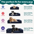 thumbnail image 6 of FurHaven Pet Products Quilted Full Support Orthopedic Sofa Pet Bed for Dogs & Cats - Coffee, Jumbo Plus, 6 of 9