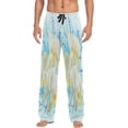 thumbnail image 2 of White Flower Men's Pajama Pants Lightweight Sleepwear Bottom Lounge Pants, 2 of 6