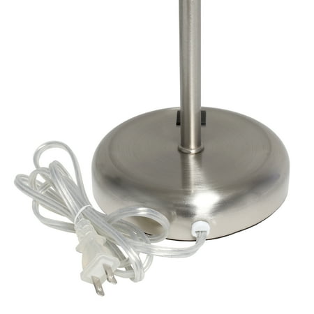 Limelights - Stick Lamp with USB charging port and Fabric Shade - Aqua
