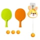thumbnail image 3 of Tenis de mesa para colgar en interiores, autoentrenamiento para marco de puerta, entrenador pong, paletas de tenis de mesa portátiles y juego Cola entrenador de tenis, 3 of 8