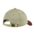 thumbnail image 4 of Port & Company  Two Tone Pigment Dyed Cap-One Size (Khaki/Maroon), 4 of 4