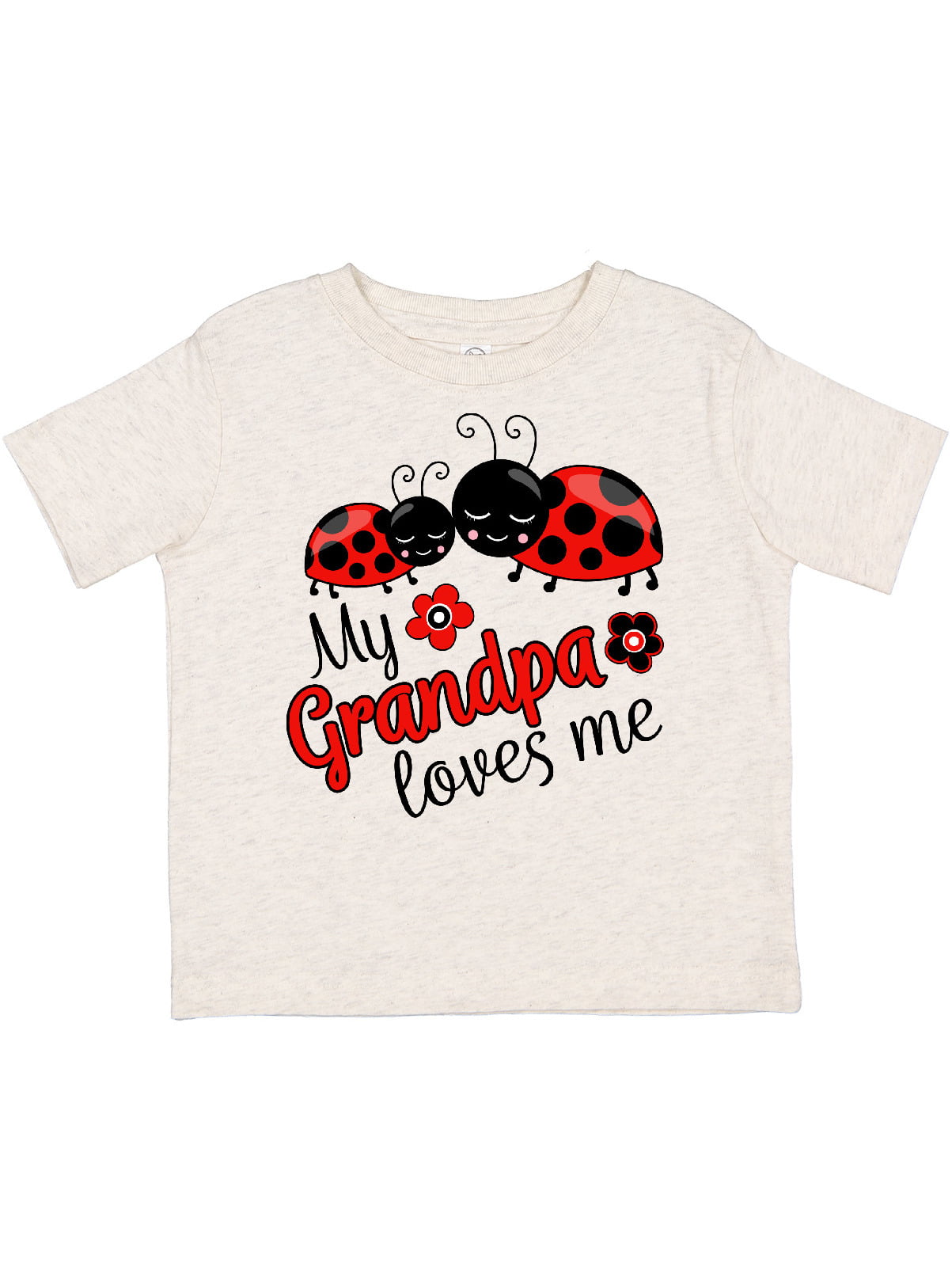 inktastic My Granpa Loves Me with Bunny and Easter Eggs Toddler T-Shirt