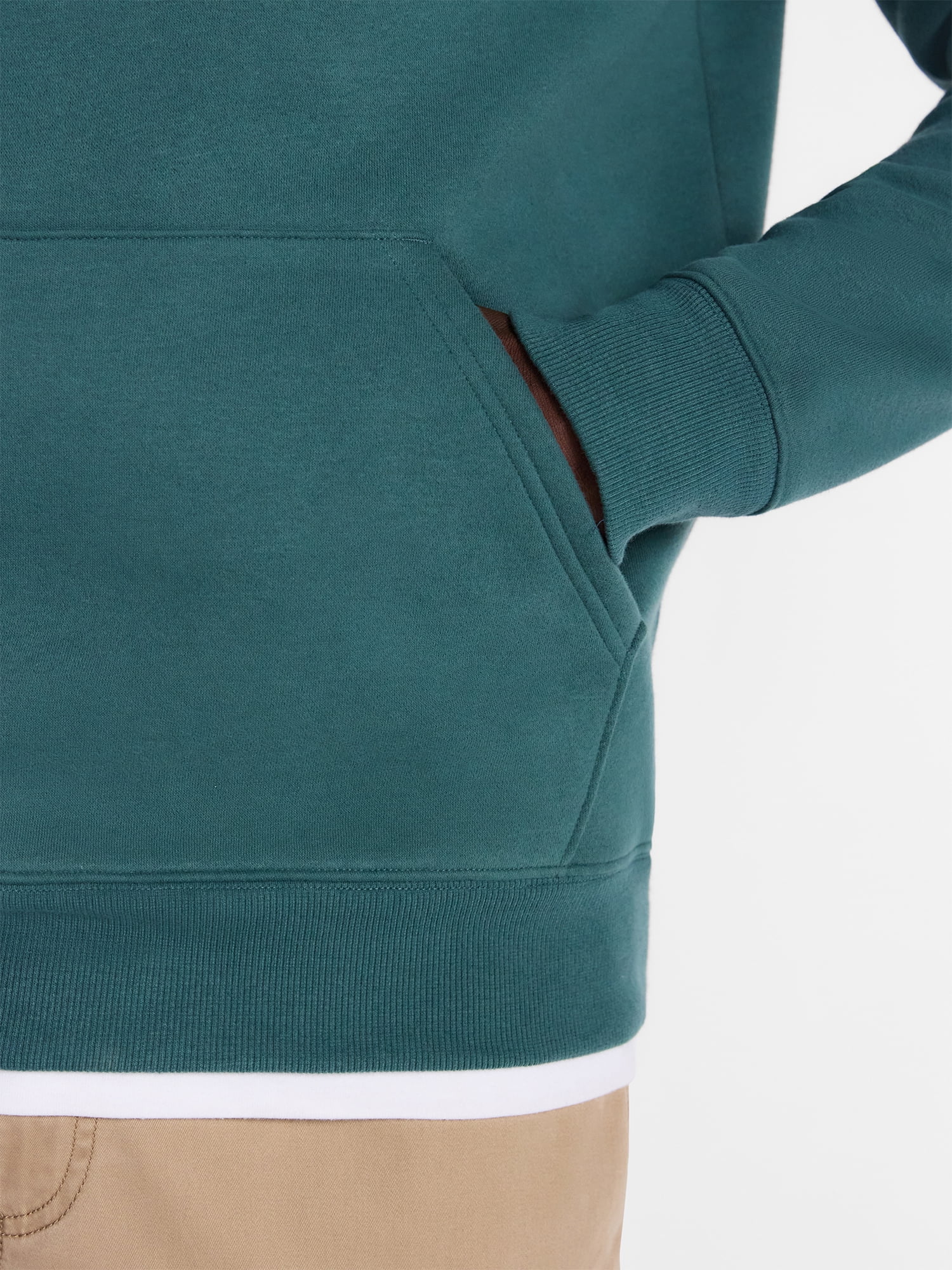 George Men's and Big Men's Fleece Hoodie Jacket, Sizes S-3XL