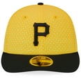 thumbnail image 2 of Men's New Era  Gold/Black Pittsburgh Pirates 2023 City Connect Low Profile 59FIFTY Fitted Hat, 2 of 6