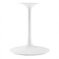 thumbnail image 4 of Modway Lippa 39.5" Round Artificial Marble Dining Table in White, 4 of 8