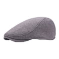 thumbnail image 2 of CHUANK Mens Newsboy Mesh Hat Summer Breathable Flat Cap for Adjustable Beret Driving Hunting, 2 of 9