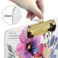 thumbnail image 3 of Flower Bouquet Acrylic Clipboards A4 Standard Letter Size Clipboard 12.5" X 9" Clip Board for Students Teacher Office, 3 of 7
