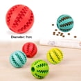 thumbnail image 3 of Caja Pack Chien Jouet Balle Indestructible, Chien Balle en Caoutchouc Naturel, Chien Balle À Mâcher Jouet Nettoyage des Dents Boule en Résistant Les Moyens Grand Chien (7 cm) Ormromra ZYY-0208, 3 of 5