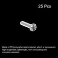 thumbnail image 3 of Unique Bargains M2x10mm Plastic Phillips Machine Screws, PC Flat Head Machine Bolts 25 Pack, 3 of 4