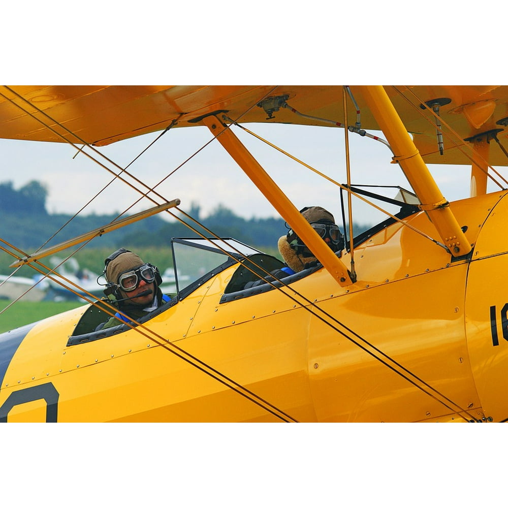 Peel-n-Stick Poster of Aircraft Propeller Plane Aviation Take Off