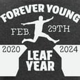 thumbnail image 3 of CafePress - Forever Young Feb 29Th Leap Year Long Sleeve T Shirt - Women's Long Sleeve Graphic Tee Casual Fit, 3 of 4