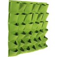 thumbnail image 3 of Macetero vertical colgante de pared para exteriores con 36 bolsillos de fieltro para guardar plantas, flores y hierbas vivas o artificiales, excelente decoración, 3 of 5