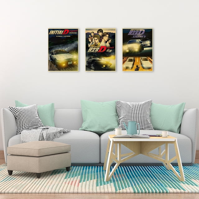 Set de pintura de póster Initial D Takumi Fujiwara Anime