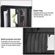 thumbnail image 3 of Vegan Leather Folder Zippered Closure Portfolio for Business /Table and Card Interview Resume Binder, 3 of 5