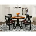 thumbnail image 3 of East West Furniture 5  PC  Kitchen  nook  Dining  set-small  Table  as  well  as  4  Kitchen  Dining  Chairs, 3 of 5