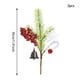 thumbnail image 3 of mfyjkho Ramas De Árbol De Navidad Con Campanas Colgantes Para Decoración Navideña, 30 Cm, 2 Piezas, 3 of 8