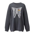 thumbnail image 4 of Camisas sexy de invierno para mujer Cuello redondo Manga larga Tops Impreso Sudadera regular Blusa Fridja fjkfkj1170, 4 of 4