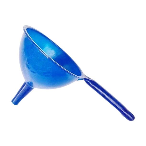 Embudo de cocina, utensilio fácil de limpiar, portátil, versátil, herramienta de cocina, transferencia para Azul