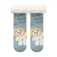 thumbnail image 1 of EDFBUYKRS Rends Baby Slipper Socks Christmas Toddler Fuzzy Socks Warm Non Winter Socks, 1 of 3