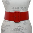 thumbnail image 2 of Ladies High Waist Patent Leather Wide Fashion Square Belt, 2 of 2