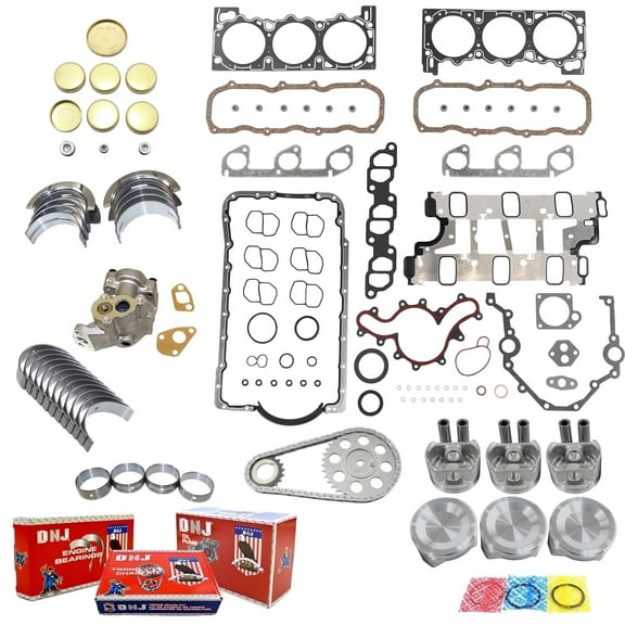 DNJ EK424M Master Engine Rebuild Kit Fits Cars & Trucks 1997-2000 Ford Mazda Aerostar B4000 Explorer Ranger 4.0L OHV V6 12V 245cid 4016cc
