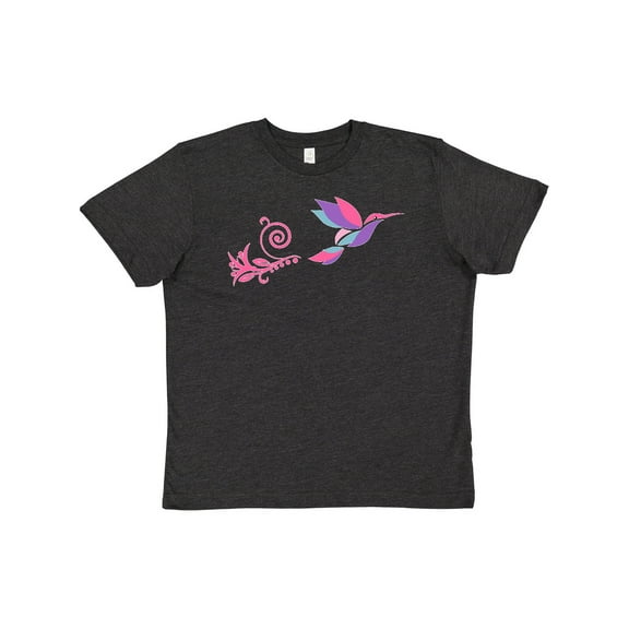 Inktastic Hummingbird Flying Swirl Youth T-Shirt