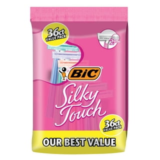 BIC Silky Touch pour femme rasoir jetable, 10 graines