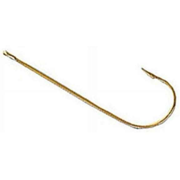 Mustad Poly Bag Hooks Gold Aberdeen 10 Per Carton - Size 4 Order 10 37363P-4