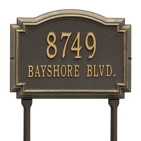 Whitehall 1293OG Williamsburg - Standard Lawn - Two Line in Bronze/Gold