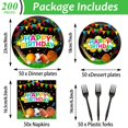 thumbnail image 2 of Kit de Platos y Servilletas para Cumpleaños Deportivos Naozinebi, 200 pcs, 2 of 7