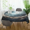 thumbnail image 6 of GZHJMY Sky Bird Rectangle Tablecloth, Waterproof Stain Wrinkle Resistant Washable Polyester Table Cover for Picnic Dinner Holiday Kitchen Party Decor, 60 x 90 in Home Decor, 6 of 7