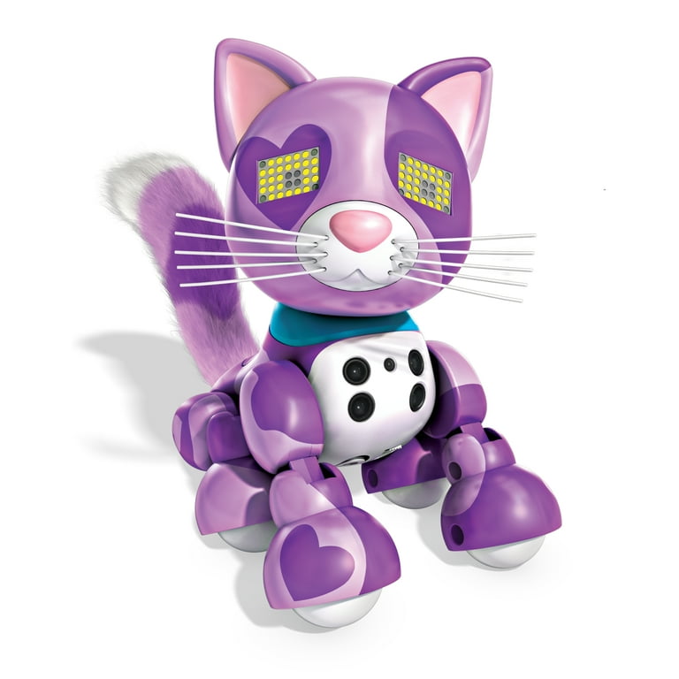 kitty Zoomer Meowzies, Viola, Interactive Kitten with Lights