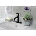 thumbnail image 2 of Kingston Brass KSD2825KL Whitaker One-Handle Single-Hole Bathroom Faucet with Deck Plate and Push Pop-Up Drain, Oil Rubbed Bronze, 2 of 7
