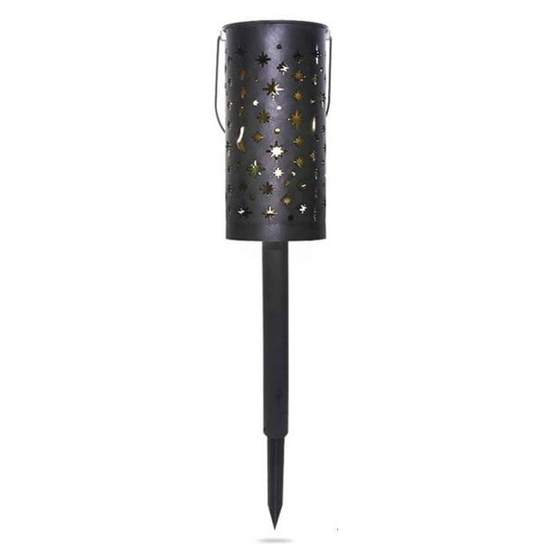 Ounissouiy Luces solares para caminos, farolillos solares para exteriores, farol de luna y estrella hueca, luces decorativas impermeables para pasarela, Iluminación y accesorios Ounissouiy HA035950-00