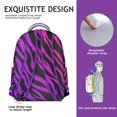 thumbnail image 4 of Fashion Leopard Students Backpack Animal Print with Dynamic Spots and Cheetah Pattern Trendy School Bag, 4 of 6