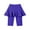 Blue, variant on Qingpeng Girls School Uniform Pants Kids Clothes Ruffle Tutu Leggings with Skirt 4-11 Years