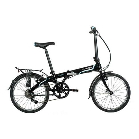 Dahon Vybe D7 Tour Obsidian with Fenders and Rear Rack Folding (Best Vintage Touring Bikes)