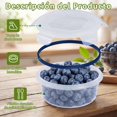 thumbnail image 4 of 24 PCS Contenedores para Alimentos con Tapa,Juego de recipientes de hermético,Juego de Recipientes Hermeticos con Tapa,Plastico,24 etiquetas y marcadores de pizarra,Cocina,Refrigerador,Microondas, 4 of 4