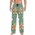 thumbnail image 7 of FORMRS Mens Pajama Pants with Pockets Sleepwear Lounge Bottoms Sizes S-2XL, Christmas Gingerbread, 7 of 7