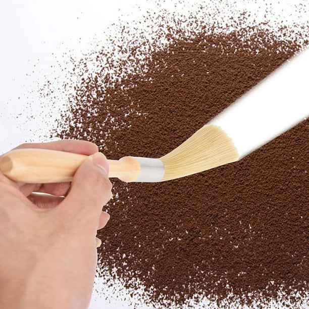 Cepillo de Limpieza para Molinillo de Café Jadeshay Madera Fibra