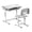 Gray, variant on Mount-It! Child's Desk and Chair Set | Pink