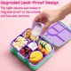 thumbnail image 4 of Lonchera Bento Fimibuke de 32 onzas para niños, 6 compartimentos, sin BPA, 4 of 7