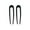 Black, variant on LEHOZIHEQ French Hair Pins, Elegant & Durable French Pin for Updos, Chignon, Buns & Twist Hairstyles, Secure Hold All Day, Comfortable Fit