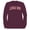 Maroon, variant on God First Inspirational Faith Women's Blue Sweatshirt