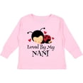 thumbnail image 3 of Inktastic Loved By My Nani Girls Long Sleeve Toddler T-Shirt, 3 of 5
