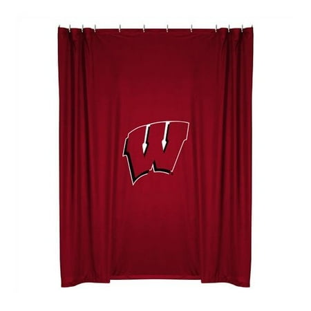 NCAA University of Wisconsin Shower Curtain