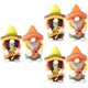 thumbnail image 5 of muñecas de tela,6 PCS 1 Set Encantador Paño Muñeca Juguetes de juguete multiusos Playings (Amarillo) FRCOLOR Hogar12907464, 5 of 7