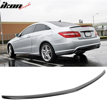 - Fits 10-17 Benz E-Class W207 C207 2Dr Coupe Carbon Fiber (CF) Trunk Spoiler Wing